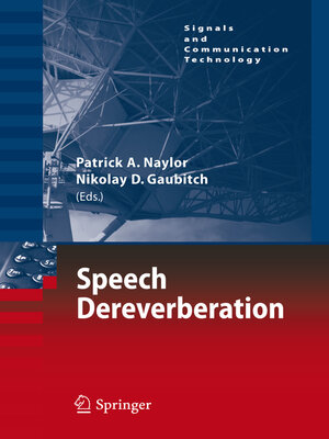 cover image of Speech Dereverberation